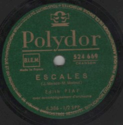 Escales / L'accordéoniste album by Édith Piaf