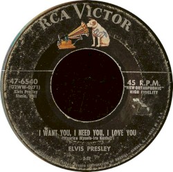 I Want You, I Need You, I Love You / My Baby Left Me album by Elvis Presley