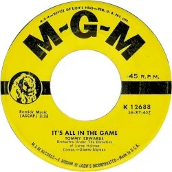 It's All In The Game / Please Love Me Forever album by Tommy Edwards