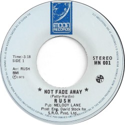 Not Fade Away / You Can't Fight It album by Rush