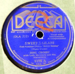 Sweet Leilani / Blue Hawaii album by Bing Crosby