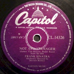 How Could You Do a Thing Like That to Me / Not as a Stranger album by Frank Sinatra