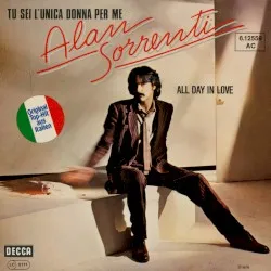 Tu sei l'unica donna per me / All day in love album by Alan Sorrenti