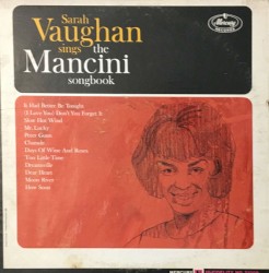 Sarah Vaughan Sings the Mancini Songbook album by Sarah Vaughan