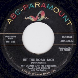 Hit the Road Jack / The Danger Zone album by Ray Charles