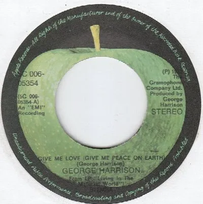 Give Me Love (Give Me Peace on Earth)