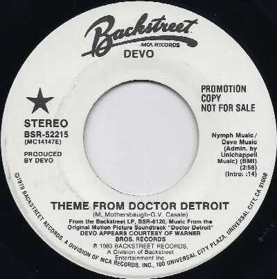 Theme from Doctor Detroit