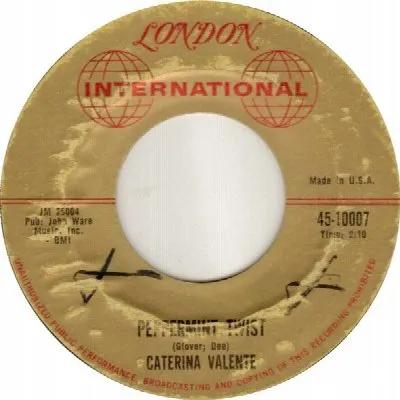 Peppermint twist album by Adriano Celentano