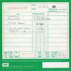 One Hand Clapping – The Backyard (One Hand Clapping Sessions) album by Paul McCartney